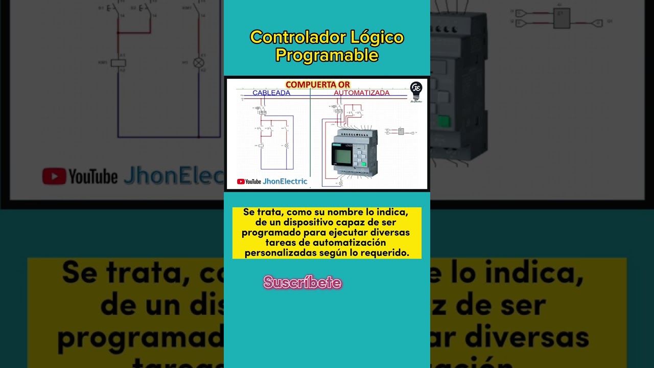 ✅ CONTROLADOR LÓGICO PROGRAMABLE - PLC