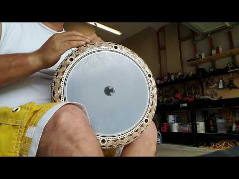 Darbuka,doumbek, el arabi holita with emin's iced head skin, practicing, antreman
