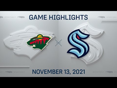 NHL Highlights | Wild vs. Kraken - Nov. 13, 2021