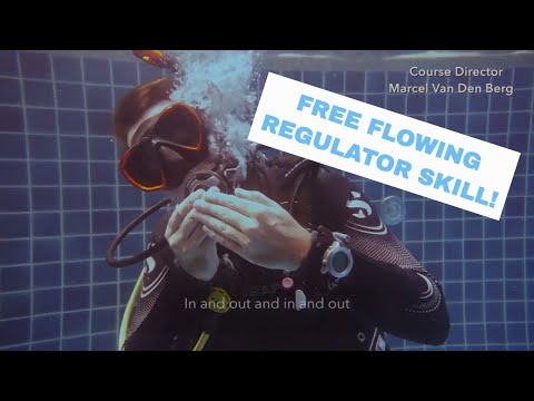 Scuba Free Flow Regulator - Free Flowing Regulator Breathing