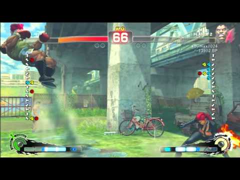 SSF4 Rank Match  efllake (VI)  vs  kojimax1024 (BO)