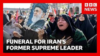 Funeral procession for Iran's former supreme leader begins in Tehran | BBC News