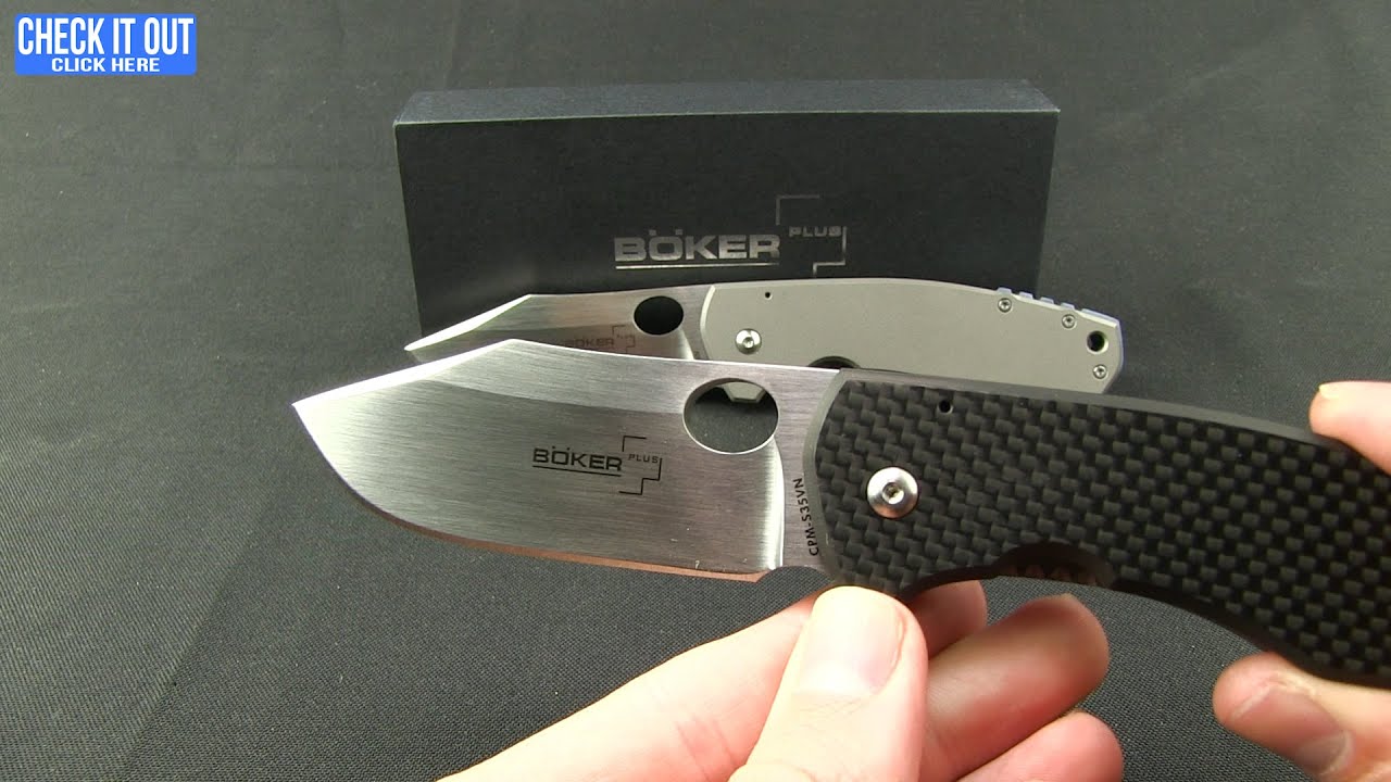 Boker Plus Vox F3 Frame Lock Knife Carbon Fiber (3.25" Satin) 01BO335