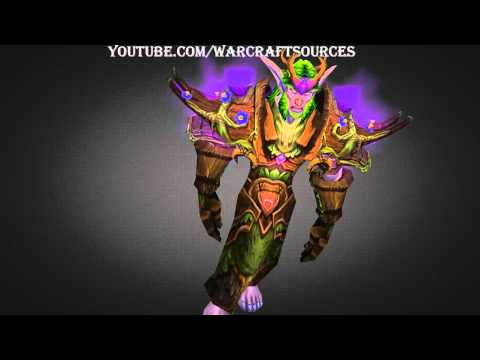 Night elf Druid Tier 5 armor set - T5 - Nordrassil Regalia / Raiment / Harness