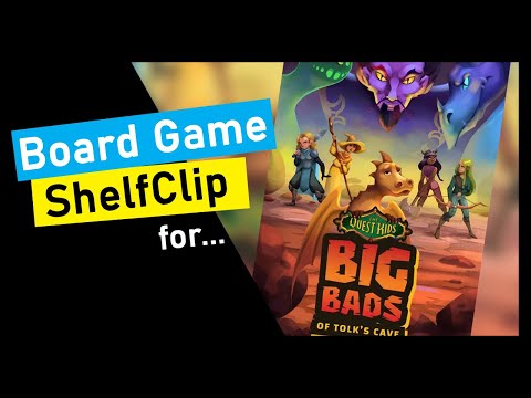 ShelfClips: The Quest Kids: Big Bads of Tolk's Cave (Short Board Game Preview)