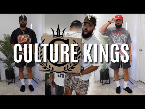 CULTURE KINGS UNBOXING ( GRAPHIC TEES , NEW BALANCE & SUMMER SHORTS )