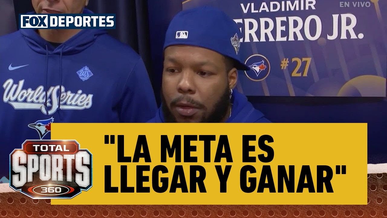🗣️ HABLA VLADI | "La meta es llegar y ganar", Vladimir Guerrero JR. previo a la Serie Mundial | MLB