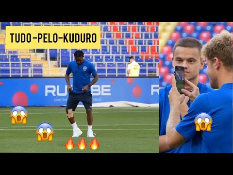 Jogador Angolano Felicio Milson Dança kuduro e deixa seus colegas de equipa chocado!!!