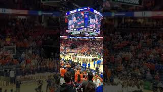 Virginia Basketball Coach Tony Bennett Honors Coach K Before February 23, 2022 Game