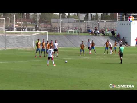 Valencia CF 2-2 Levante UD. Juv. división honor. 2016/17.