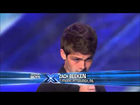 Zach Beeken X Factor Audition 2013