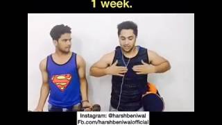 Boys when they do gym for 1 week. | Harsh Beniwal