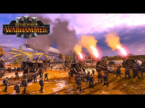 GERMAN IMPERIAL ARMY VS Dark Elves  - TW Millennium Mod |Total War WARHAMMER 3 | FIRESupport | 4K