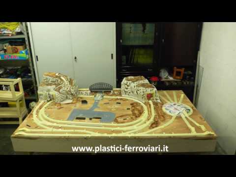 Costruzione Plastico ferroviario "Incendio e ruota panoramica"