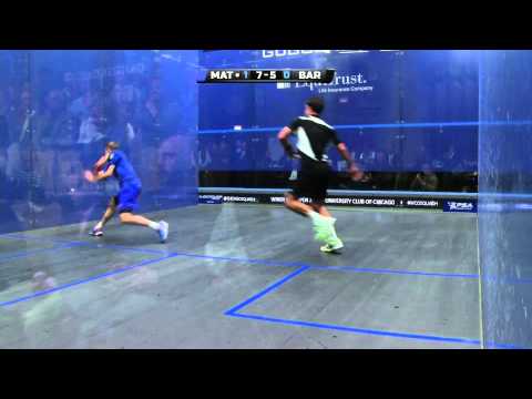 Squash: Quick Hit! EP159: Matthew v Barker : Windy City Open 2015