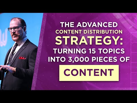 The Advanced Content Distribution Strategy: Turning 15 Topics Into 3,000 Pieces of Content