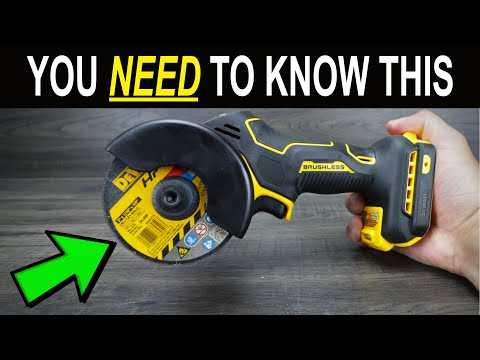 How to Install Blade Dewalt Cut Off Tool DCS438B XR 20v Brushless