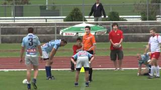 preview picture of video 'Swiss/Slovakia - Rugby Sevens Winterthur 2012'