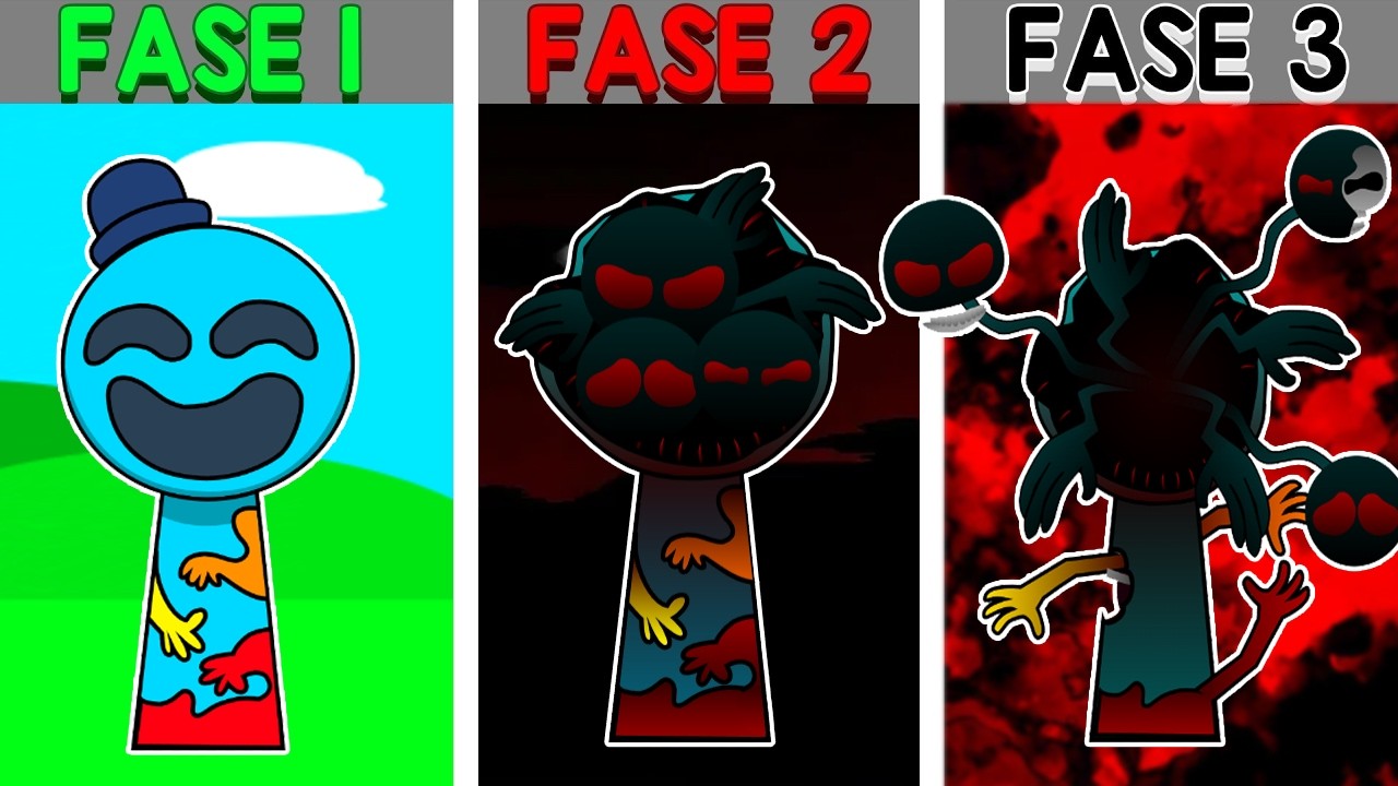 Fiz os SPRUNKIS de POPPY PLAYTIME FASE 3!