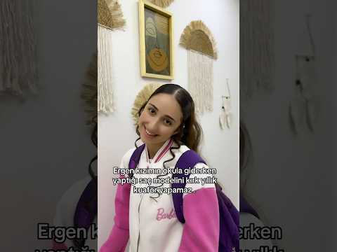 Bu saç modelini 40 yıllık kuaför yapamaz😁