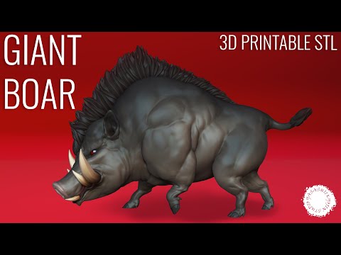 Giant Boar Showcase // Yasashii Kyojin Studio