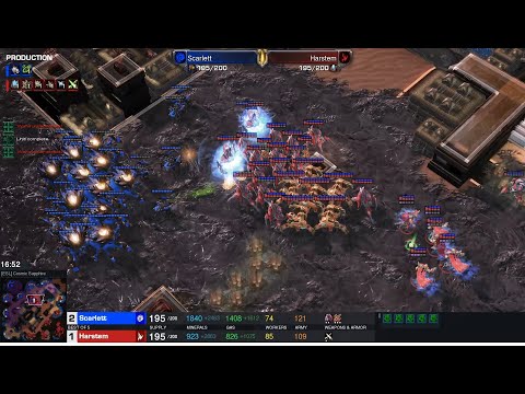 Starcraft II DreamHack Masters 2022 Valencia Jul2 Harstem(P) v Scarlett(Z) Game 3   Cosmic Sapphire