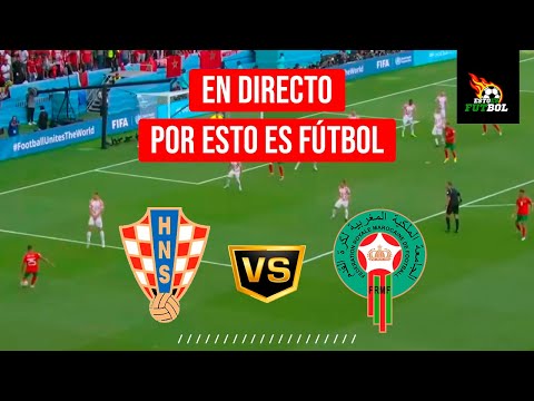¡MODRIC 3RO! MARRUECOS 1 VS 2 CROACIA 🔴 EN DIRECTO QATAR 2022 ESTO ES FÚTBOL *REACCIÓN*