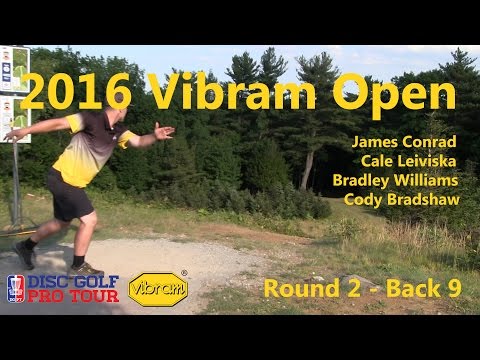 2016 Vibram Open - Rnd 2 | Back 9 - James Conrad - Cale Leiviska - Bradley Williams - Cody Bradshaw