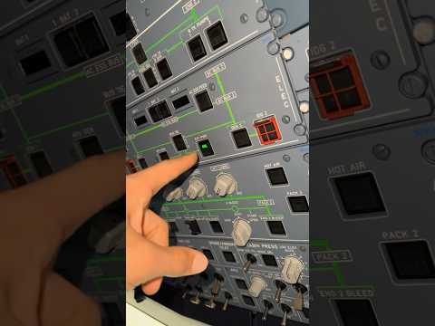 How to turn on an Airplane. Powering up the Airbus 320 with external power. #airlinepilot #pilot