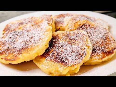 ¡La Receta de Desayuno Más Fácil y Rica! Tortitas de Manzana Jugosas en 5 Minutos