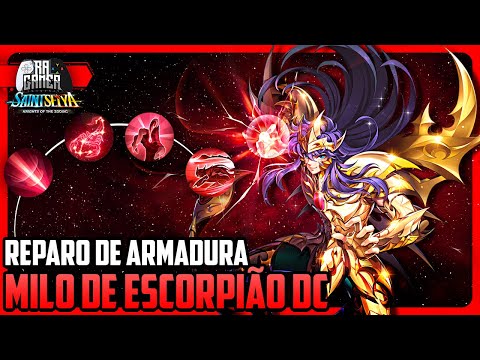 REPARO DE ARMADURA DO MILO DIVINO SERÁ QUE VOLTA PRO META? - SAINT SEIYA AWAKENING