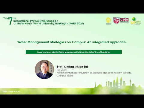 Prof. Chang-Hsien Tai, President, National Pingtung University of Science and Technology (NPUST), Chinese Taipei