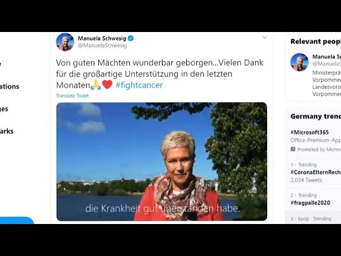 Manuela Schwesig: "Ich bin wieder gesund" | AFP