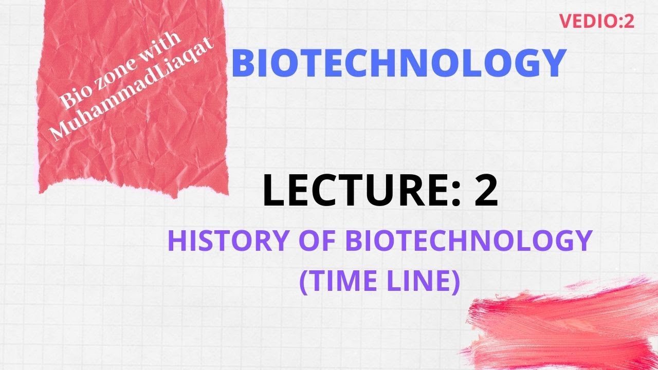 History of Biotechnology | biotechnology history #biotechnology lectures