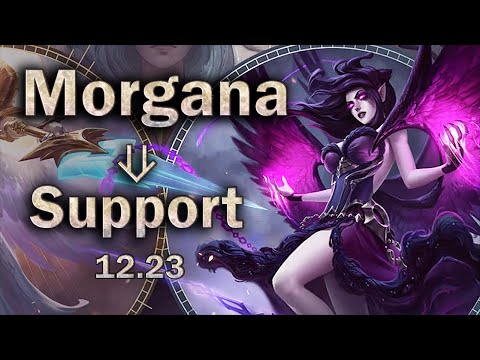 Morgana vs Brand | Support | Full game | League of Legends - patch 12.23