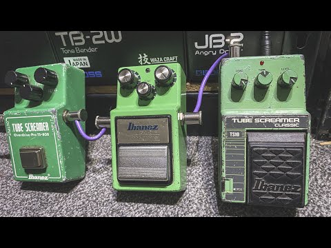 Vintage TS808 vs TS9 vs TS10 SHOOTOUT