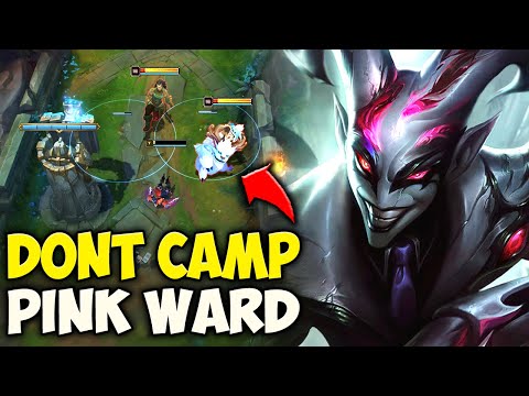 THIS IS WHY YOU NEVER CAMP PINK WARD!! (GOD MODE SHACO TOP)
