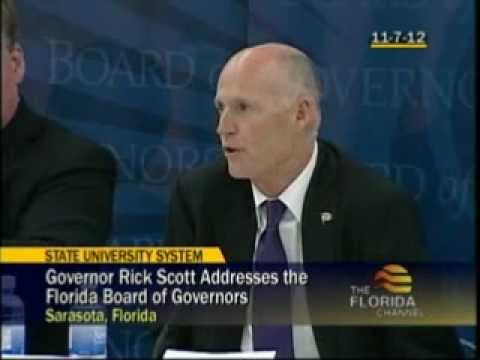 Governor Scott with the Board