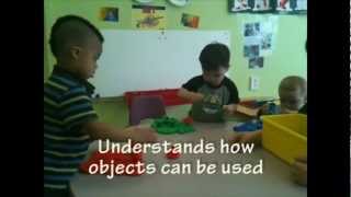 Celebree Learning Centers ~ Peg Board Matching at Laurel Bush