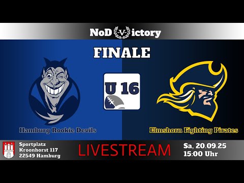 🏈U16 | Hamburg Rookie Devils VS Elmshorn Fighting Pirates | 20.09.25 | 15:00 Uhr