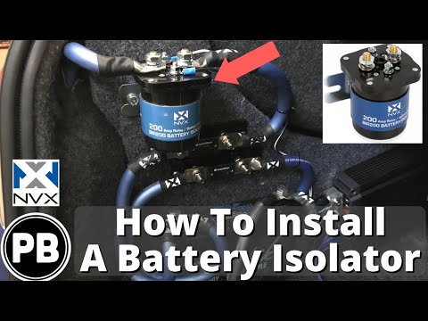 smart battery isolator installation smart battery isolator installation