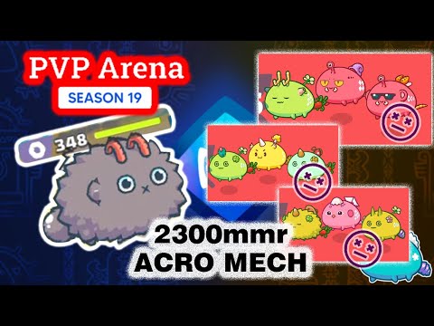 Axie Infinity Build Season19 l 2300+ MMR l ARCO MECH l Piggybooboo