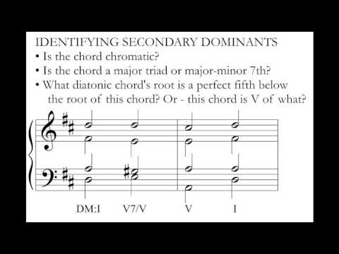 Music Theory: Secondary Dominants.