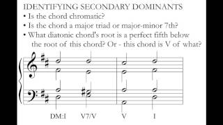 Music Theory: Secondary Dominants.