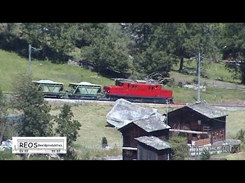 2003 [SDw] From BVZ to MGB part 6 of 9 - St. Niklaus to Herbiggen , CLASSIC BVZ, Crocodile,  Freight