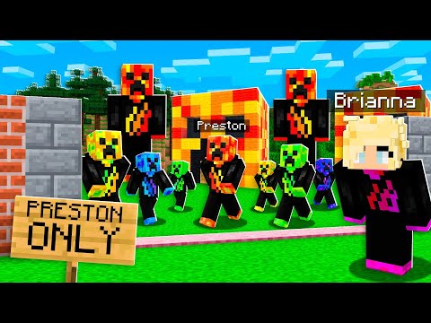 Secret Preston-Only Server in Minecraft!
