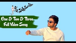 One & Two & Three Full Song : S/O Satyamur
