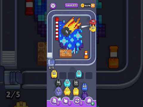 Pixel Flow Level 615 Walkthrough
