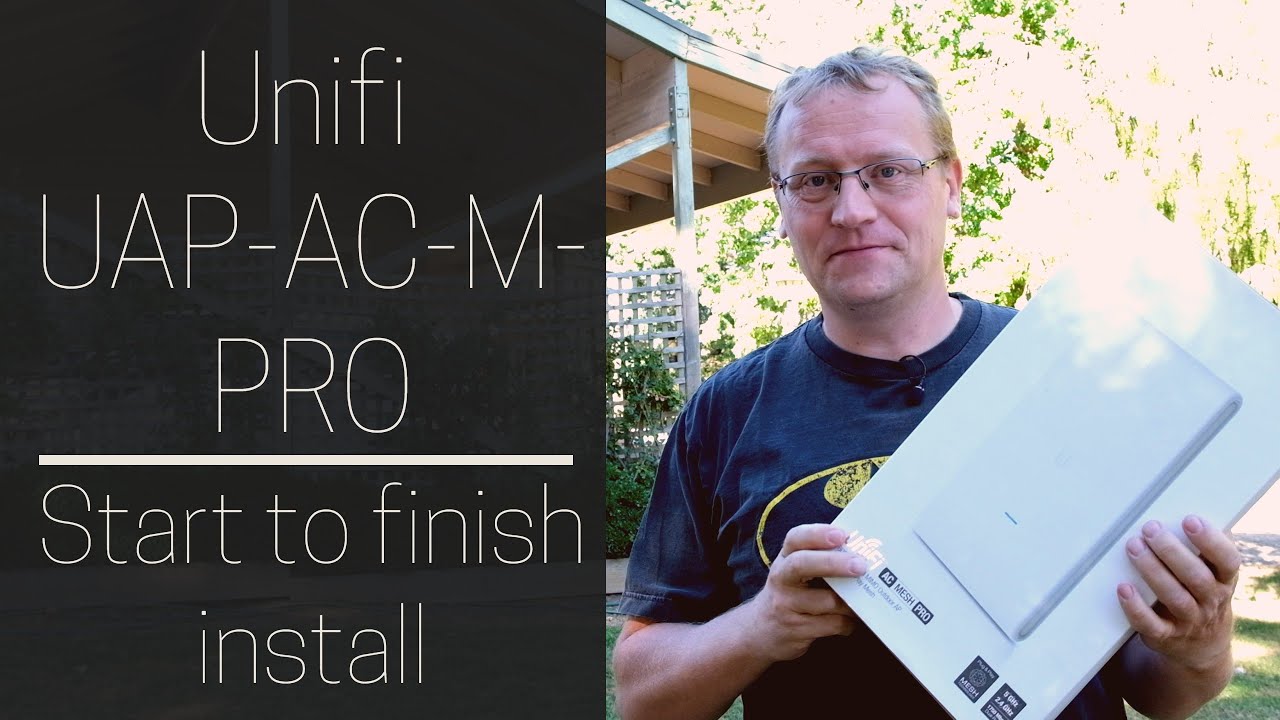 Unifi UAP-AC-M-PRO (Mesh Pro) - full install