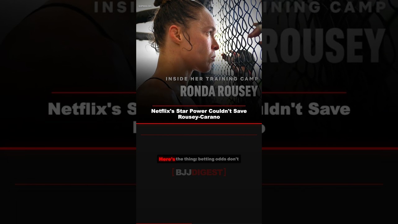 Netflix's Star Power Couldn't Save Rousey-Carano #Shorts